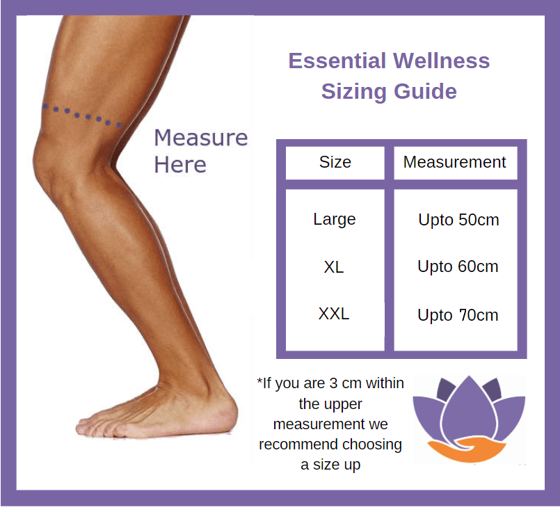 Essential Wellness extra large knee support, adjustable fit