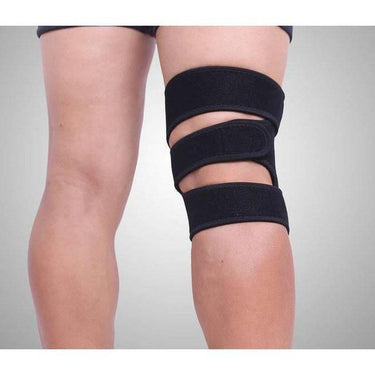 Knee Support, Adjustable Fit - Cushioned Open Patella Ring